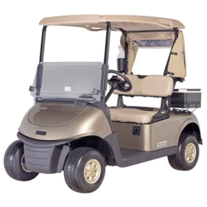 EZGO-Next-Generation-RXV-Almond-Front-3-4-Drivers-Side